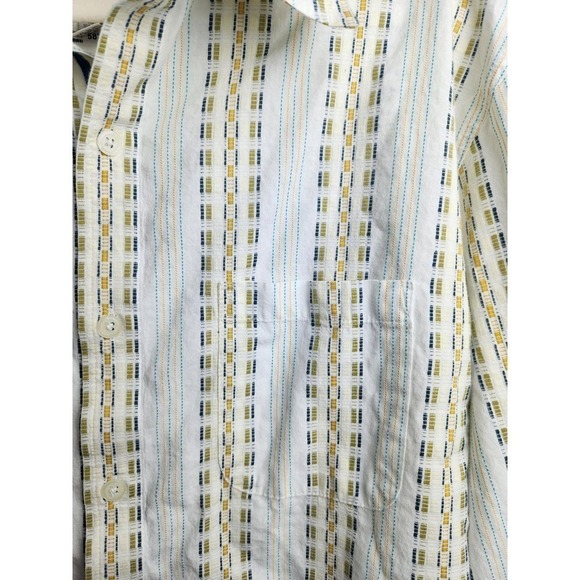 The Territory Ahead Mens Button Front Shirt Sz XL Geometric Western print cotton - Picture 2 of 10
